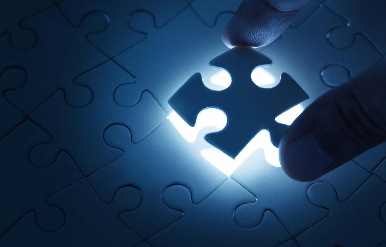 puzzle piece business concept